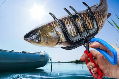 Fishing Pliers Gripper Metal Fish Control Clamp Claw Tong Grip Forceps Tackle V1308-DSZKI-88