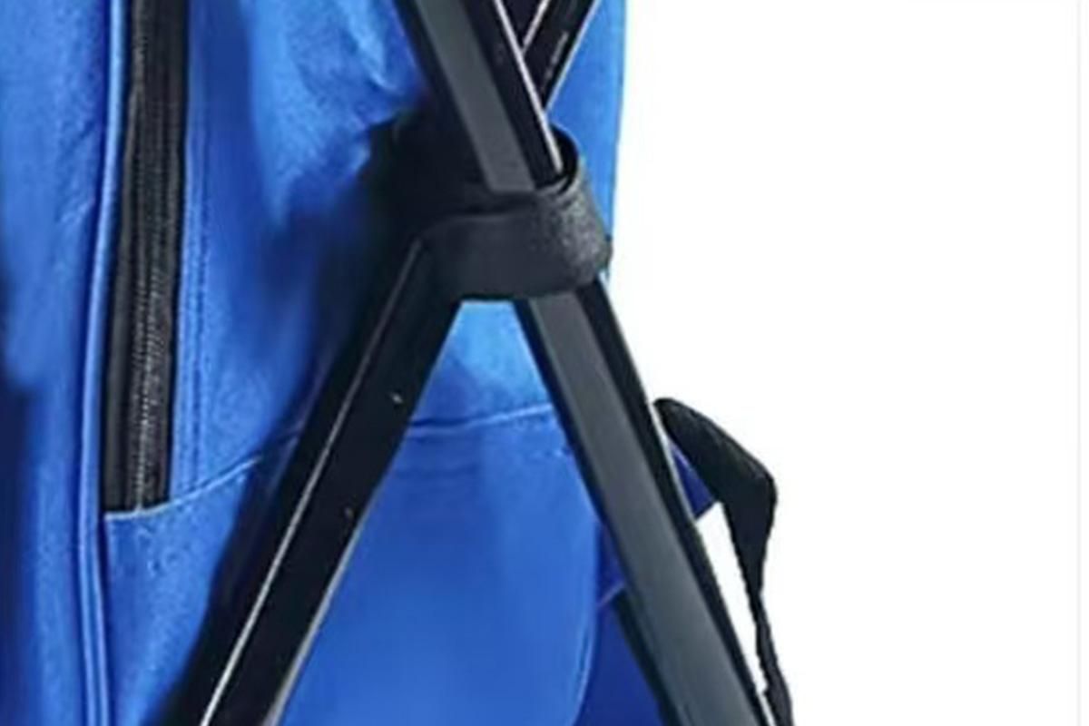 Portable Cooler Stool Multi-Function Folding Fishing Chair - Blue
