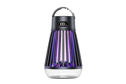 Electric Zapper Portable Rechargeable Mosquito Killer Lamp Trap -Black