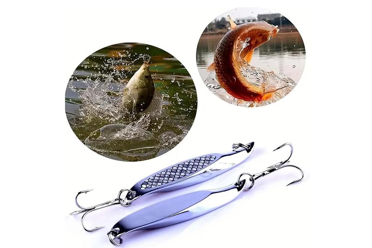 Fishing Lure Metal Slugs Slice Spoon Spinner Baits Tackle Mackerel Tailor Lures V1308-DSZKI-93