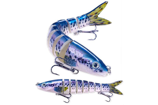 5 Pcs Jointed Fishing Lures Set Wobblers Swimbait Crankbait Hard Bait V1308-DSZKI-95