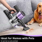 Cordless Vacuum Cleaner, 10 in 1 Stick Vacuum with Powerful Suction, Hose, Green LED Light, Anti-Tangle V1313-AU-A27V-1