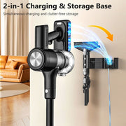 Cordless Vacuum Cleaner, 55Kpa/55Mins Vacuum Cleaners for Home. Self-Standing Stick Vacuum with Rechargeable V1313-AU-H28B