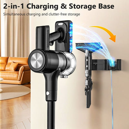 Cordless Vacuum Cleaner, 55Kpa/55Mins Vacuum Cleaners for Home. Self-Standing Stick Vacuum with Rechargeable V1313-AU-H28B
