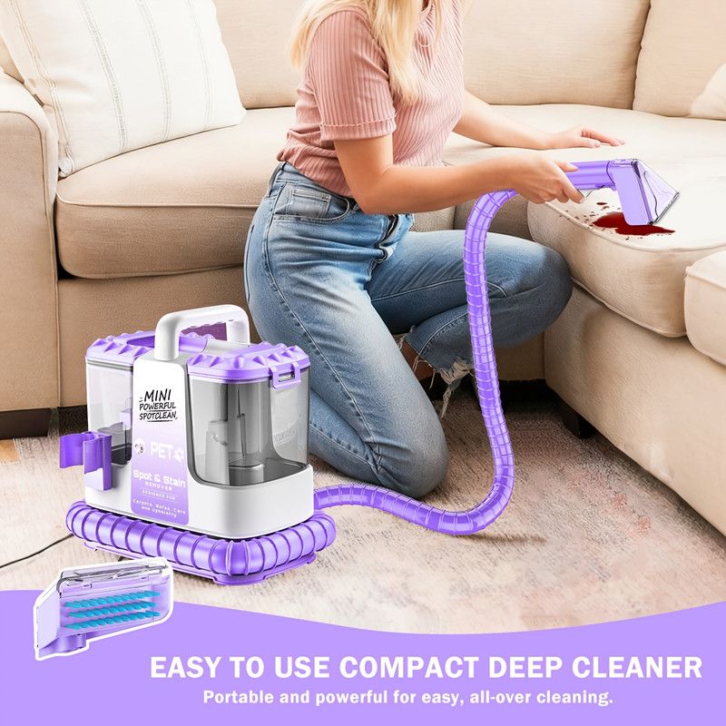 32Kpa Portable Carpet & Upholestery Cleaner Machine for Pets, Spot, Stain, Couch Cleaner Machine with V1313-AU-H3V