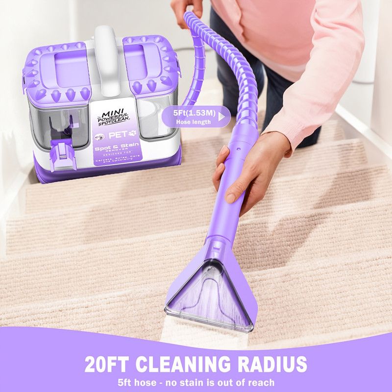 32Kpa Portable Carpet & Upholestery Cleaner Machine for Pets, Spot, Stain, Couch Cleaner Machine with V1313-AU-H3V