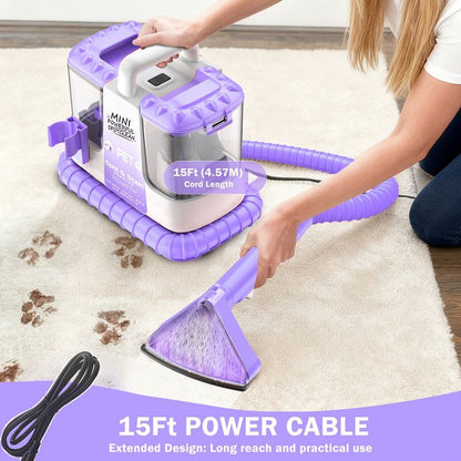 32Kpa Portable Carpet & Upholestery Cleaner Machine for Pets, Spot, Stain, Couch Cleaner Machine with V1313-AU-H3V