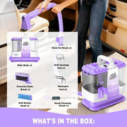 32Kpa Portable Carpet & Upholestery Cleaner Machine for Pets, Spot, Stain, Couch Cleaner Machine with V1313-AU-H3V