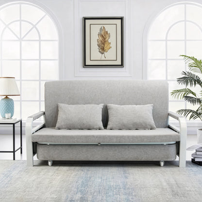 2 In 1 Sofa Bed Beneath Foldable Carbon Hidden Storage Sofa - 128cm V1316-LC-002