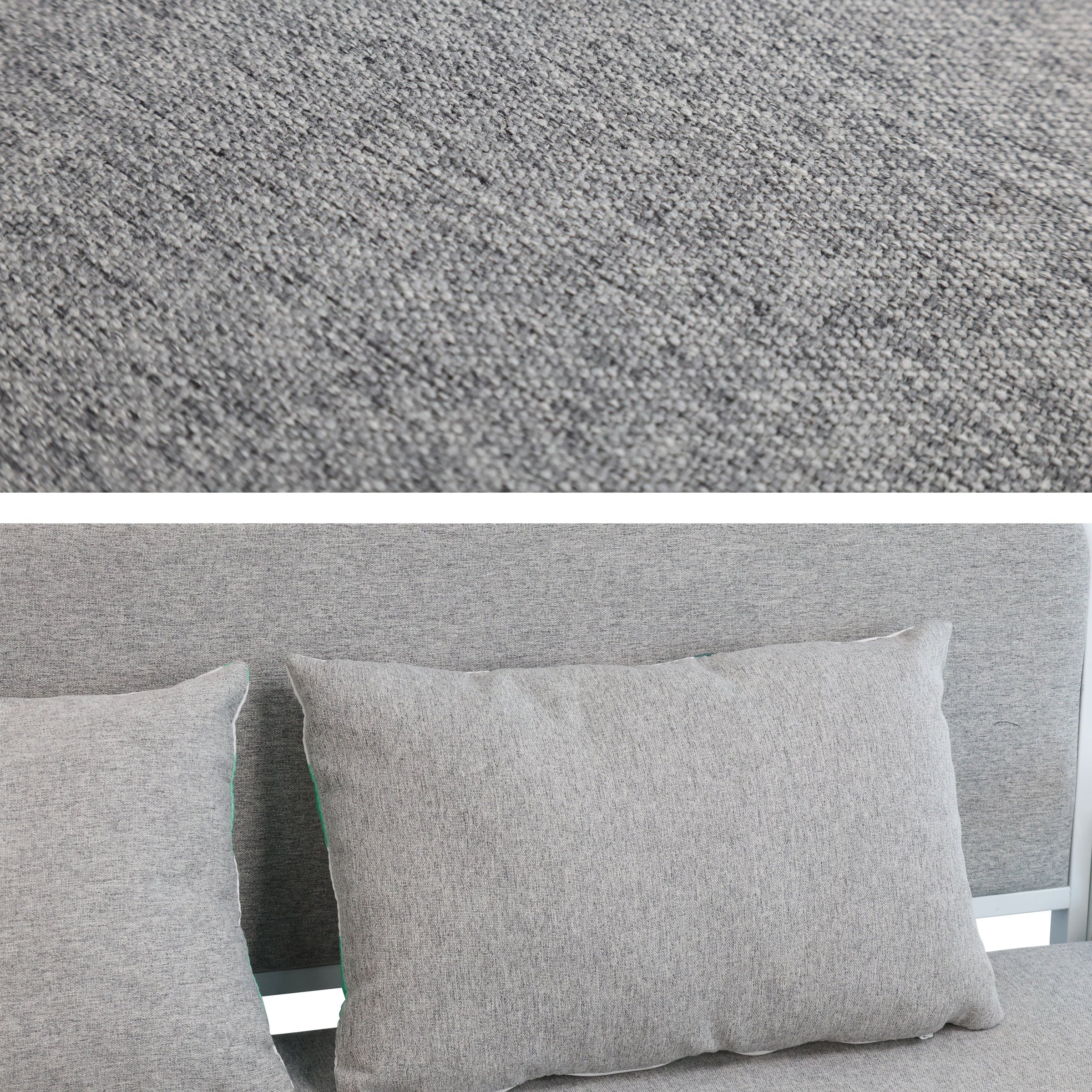 2 In 1 Sofa Bed Beneath Foldable Carbon Hidden Storage Sofa - 128cm