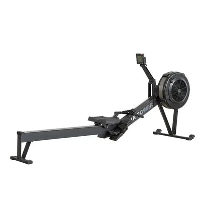 Eeeza Air Resistance Rowing Machine with 10-Level Wind Adjustment & LED Monitor V1316-RM-MN-016-BLK