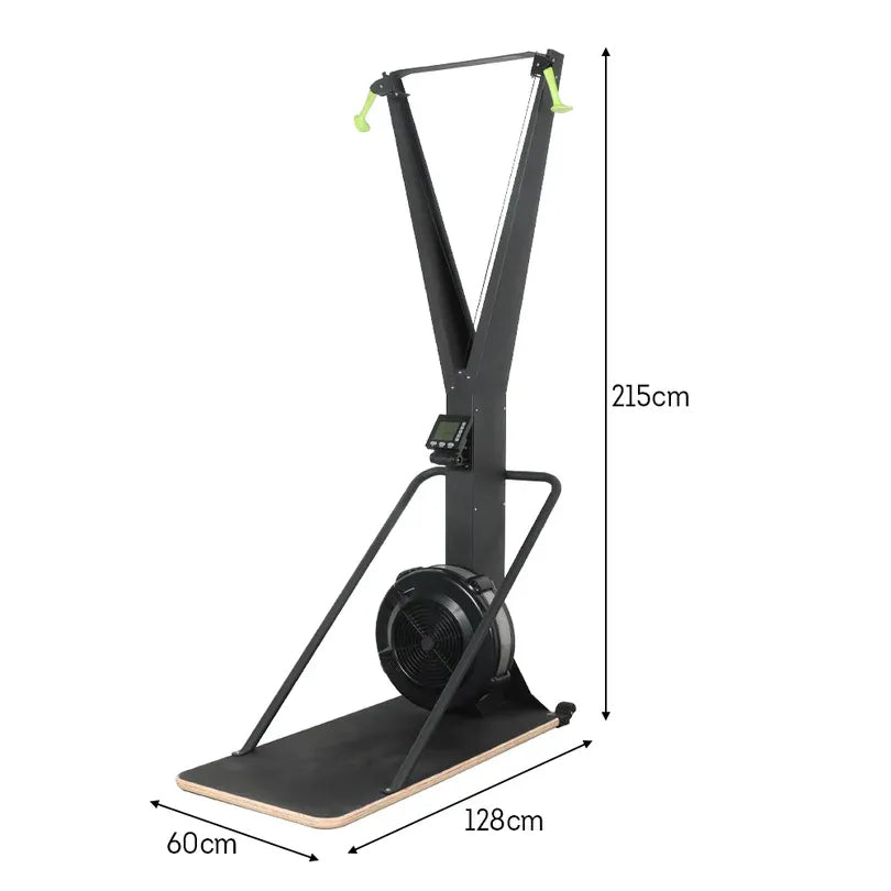Eeeza Air Resistance Ski Trainer – Vertical Full-Body Cardio Machine with Smart Monitor
