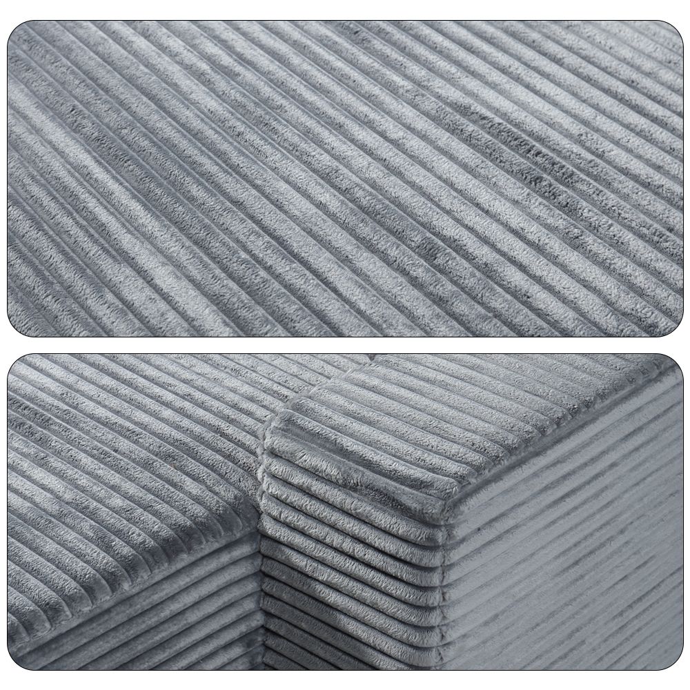 Modern Minimalist Modular Sofa - Dark grey V1316-SOFA-GREY-170-2