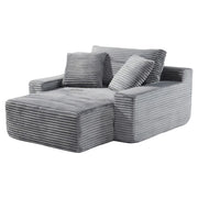 Modern Minimalist Modular Sofa - Dark grey V1316-SOFA-GREY-170-2