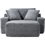Modern Minimalist Modular Sofa - Dark grey V1316-SOFA-GREY-170-2