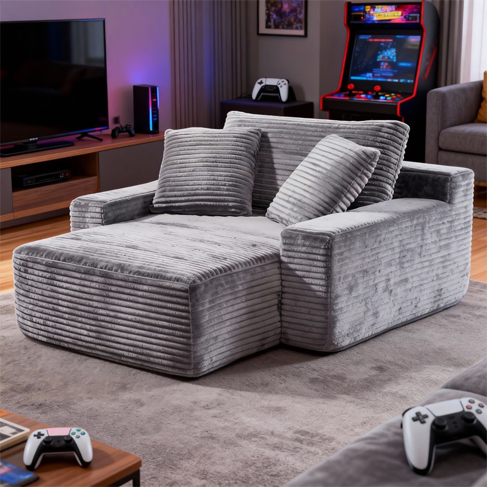 Modern Minimalist Modular Sofa - Dark grey V1316-SOFA-GREY-170-2