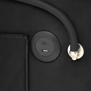 Single-seater sofa bed, equipped with USB ports and a phone holder - Beige