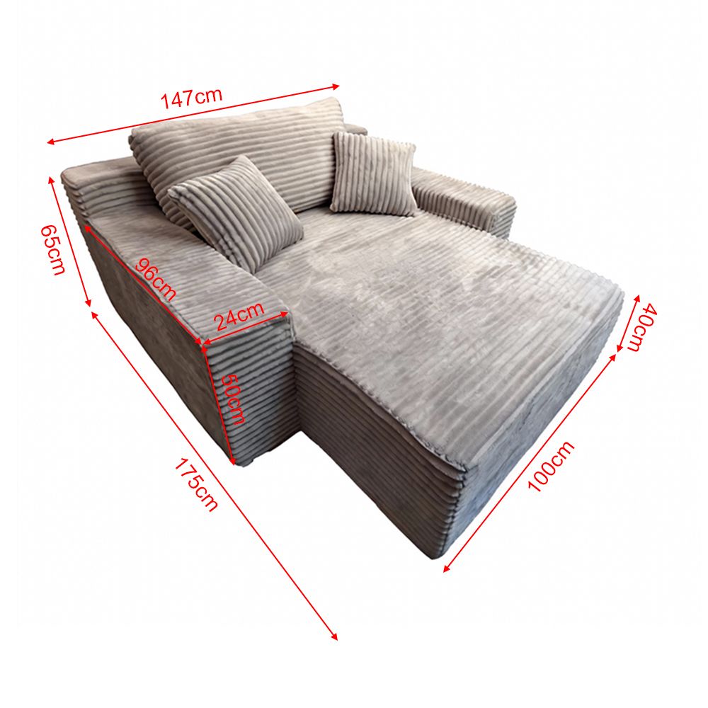 Modern Minimalist Modular Sofa - Light Grey V1316-YANRUI-SFC-001-QH