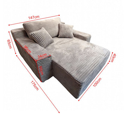 Modern Minimalist Modular Sofa - Light Grey V1316-YANRUI-SFC-001-QH