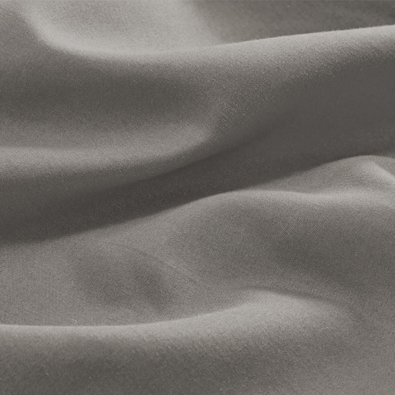 2000TC Hotel Quality Fitted Sheets - 2 Piece Fitted Sheets  -Breathable Bedding - Wrinkle, Fade, Stain Resistant- 16inch/40cm Deep Pocket Fitted Bed Sheets-Wrinkle and Fade Resistant,(Grey,King)