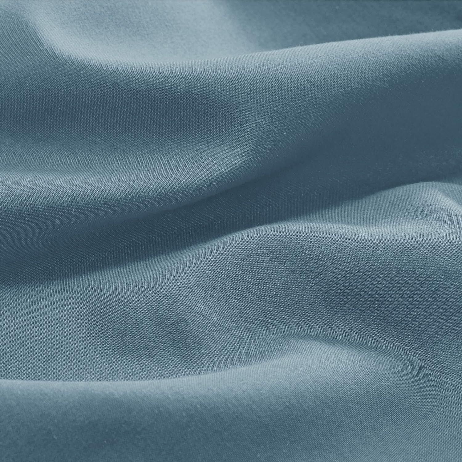 2000TC Hotel Quality Fitted Sheets - 2 Piece Fitted Sheets  -Breathable Bedding - Wrinkle, Fade, Stain Resistant- 16inch/40cm Deep Pocket Fitted Bed Sheets-Wrinkle and Fade Resistant,(Ocean,King Single)
