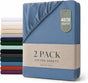 Hotel Quality Fitted sheets - 2 Piece Fitted sheets -Breathable Bedding - Wrinkle, Fade, Stain Resistant- V1317-2-QS9-AUD-CL-HL