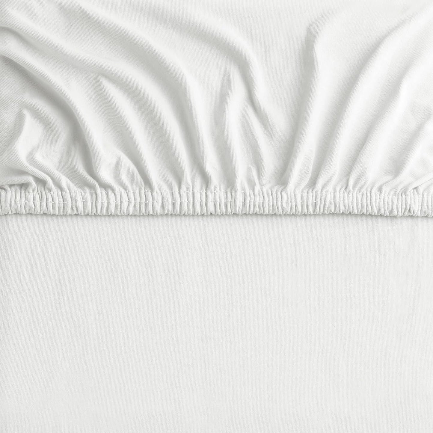 Hotel Quality Fitted sheets - 2 Piece Fitted sheets  -Breathable Bedding - Wrinkle, Fade, Stain Resistant- 26inch/40cm Deep Pocket Fitted Bed Sheet-Wrinkle and Fade Resistant,(White,King)
