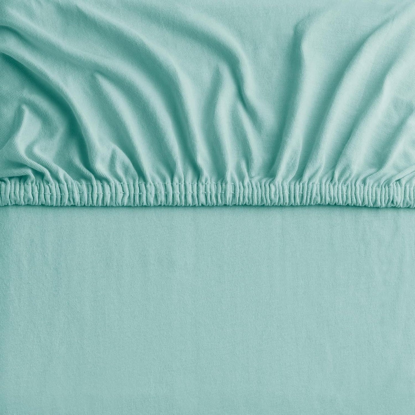 Hotel Quality Fitted sheets - 2 Piece Fitted sheets  -Breathable Bedding - Wrinkle, Fade, Stain Resistant- 26inch/40cm Deep Pocket Fitted Bed Sheet-Wrinkle and Fade Resistant,(Ice blue,King Single)