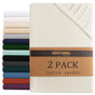 Hotel Quality Fitted sheets - 2 Piece Fitted sheets -Breathable Bedding - Wrinkle, Fade, Stain Resistant- V1317-2-QS9-AUKS-CL-NYB