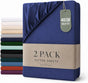 Hotel Quality Fitted sheets - 2 Piece Fitted sheets -Breathable Bedding - Wrinkle, Fade, Stain Resistant- V1317-2-QS9-AUQ-CL-HJL