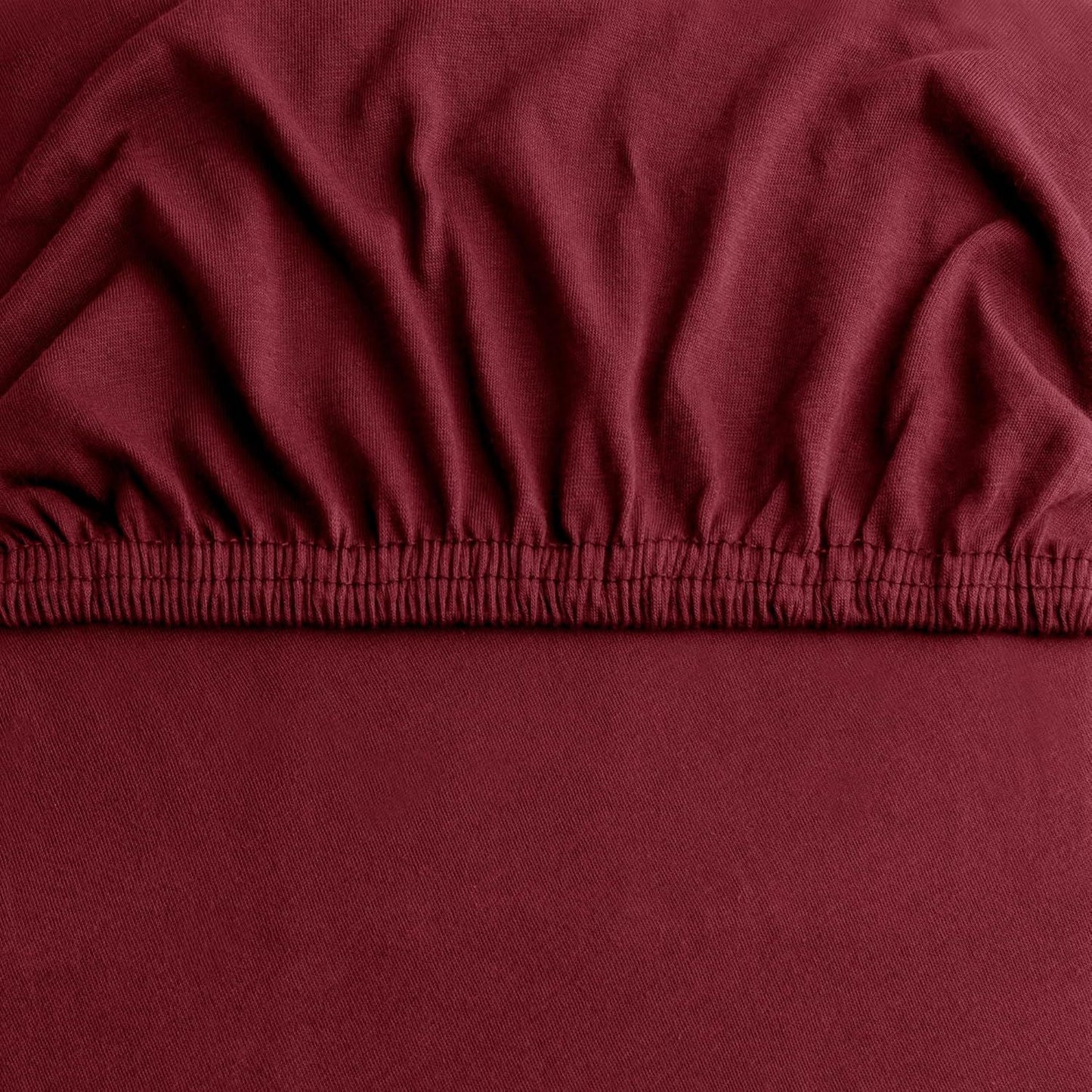 Hotel Quality Fitted sheets - 2 Piece Fitted sheets  -Breathable Bedding - Wrinkle, Fade, Stain Resistant- 26inch/40cm Deep Pocket Fitted Bed Sheet-Wrinkle and Fade Resistant,(Red,Single)