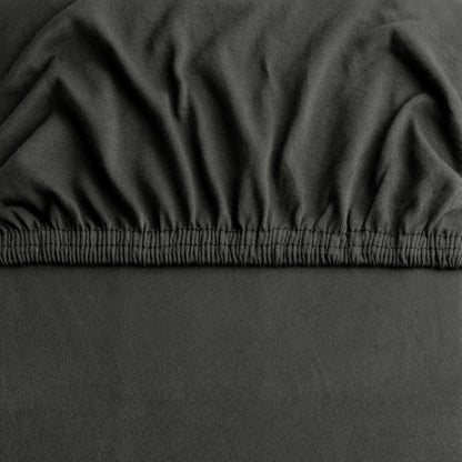 Hotel Quality Fitted sheets - 2 Piece Fitted sheets  -Breathable Bedding - Wrinkle, Fade, Stain Resistant- 26inch/40cm Deep Pocket Fitted Bed Sheet-Wrinkle and Fade Resistant,(Dark gray,Single)