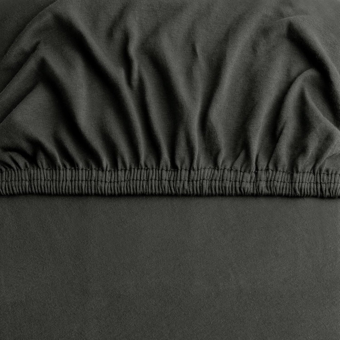 Hotel Quality Fitted sheets - 2 Piece Fitted sheets  -Breathable Bedding - Wrinkle, Fade, Stain Resistant- 26inch/40cm Deep Pocket Fitted Bed Sheet-Wrinkle and Fade Resistant,(Dark gray,Super King)