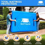 Waterproof Mattress Bag Mattresses Protector Plastic Moving Storage Dust Cover Carry Bed Zipper Packing V1317-BHD110-AUK
