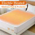Heated Mattress Pad - Bedding Electric Blanket with 9 Heat Setting & 9-Hour Auto Off, Heated Mattress V1317-DRT-AUD
