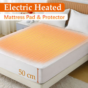 Heated Mattress Pad - Bedding Electric Blanket with 9 Heat Setting & 9-Hour Auto Off, Heated Mattress V1317-DRT-AUD