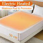 Heated Mattress Pad - Bedding Electric Blanket with 9 Heat Setting & 9-Hour Auto Off, Heated Mattress V1317-DRT-AUD