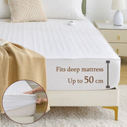 Heated Mattress Pad - Bedding Electric Blanket with 9 Heat Setting & 9-Hour Auto Off, Heated Mattress V1317-DRT-AUD