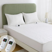 Electric Heated Mattress Pad Blanket with Dual Control & 9-Hour Auto Off & 9 Heat Settings, Preheat V1317-DRT450-AUD