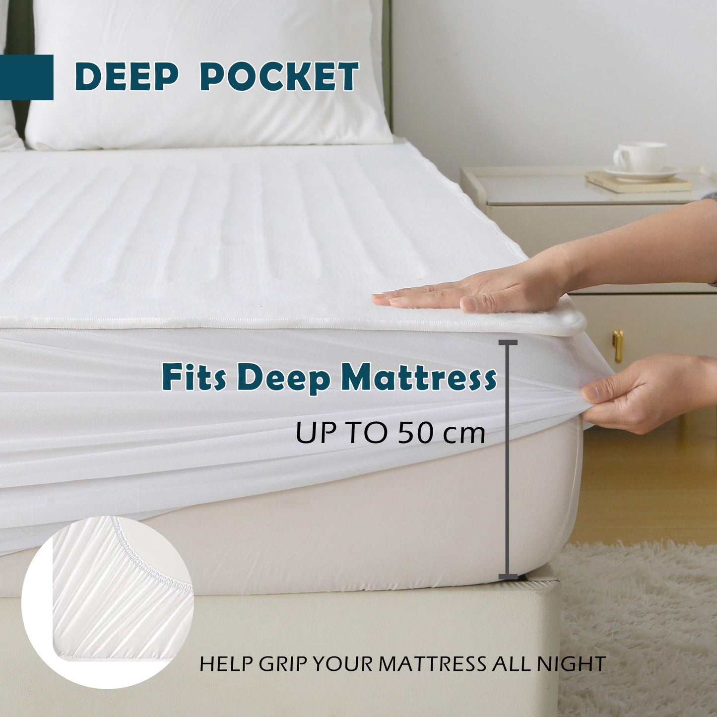 Electric Heated Mattress Pad Blanket with Dual Control & 9-Hour Auto Off & 9 Heat Settings, Preheat V1317-DRT450-AUK
