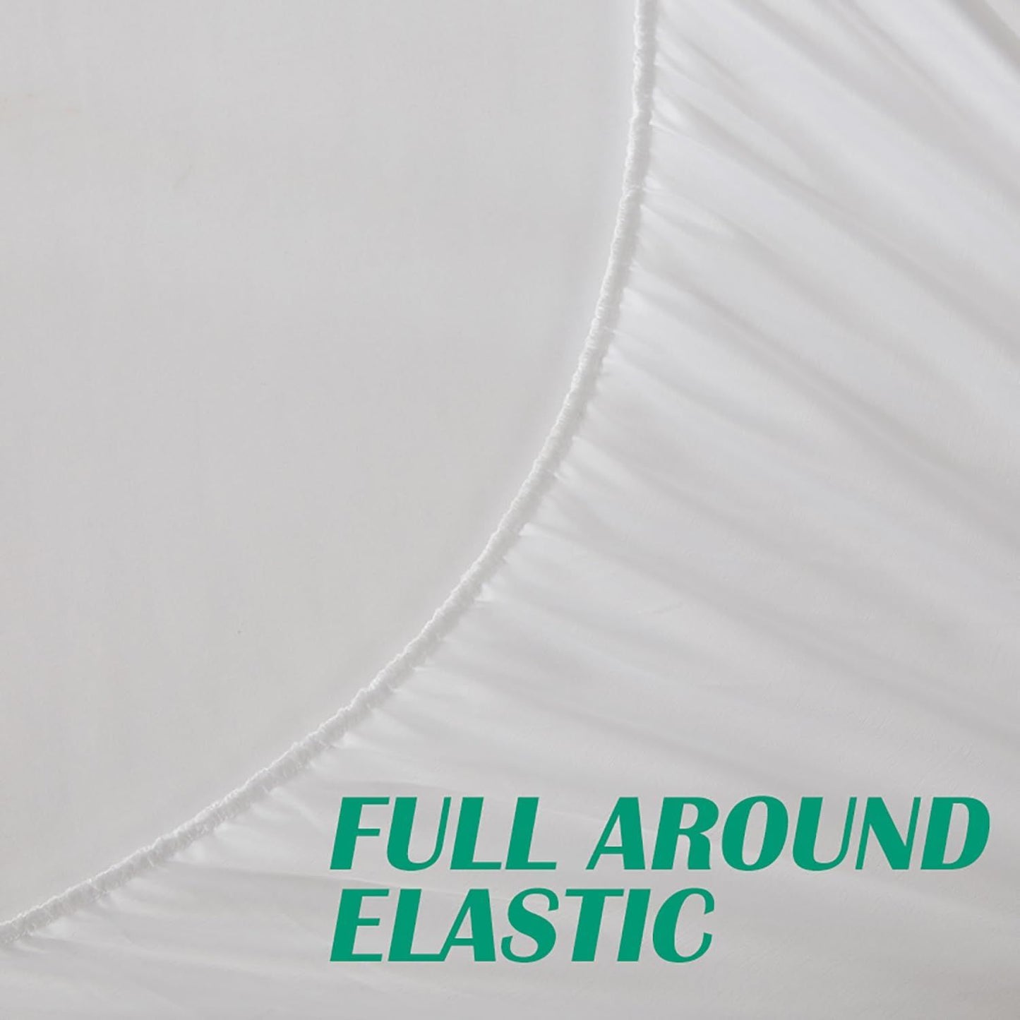 Bamboo Mattress Protector,Breathable Waterproof Mattress Cover,3D Air Fabric Cooling Bed Pad Cover, Deep V1317-FS260-AUD-LV