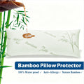 Waterproof Bamboo Pillow Protector Cover,100% Bug Water Proof Zippered Pillow Cases Body Size (1 V1317-FS280-AUCC-Z-LV