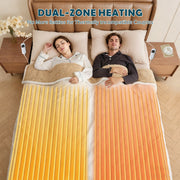 Heated Mattress Pad - Bedding Electric Blanket with 9 Heat Setting & 9-Hour Auto Off, Heated Mattress Pad-Machine Washable Fully Fitted Heating Pad with Overheat Protection , 800GSM Non Woven Fabric-fitted sheet cover(Super King)
