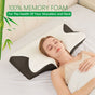 Cervical Neck Pillow for Neck Pain Relief, 2 in 1 Ergonomic Orthopedic Bed Pillow for Sleeping, Memory Foam V1317-JYM-HEI