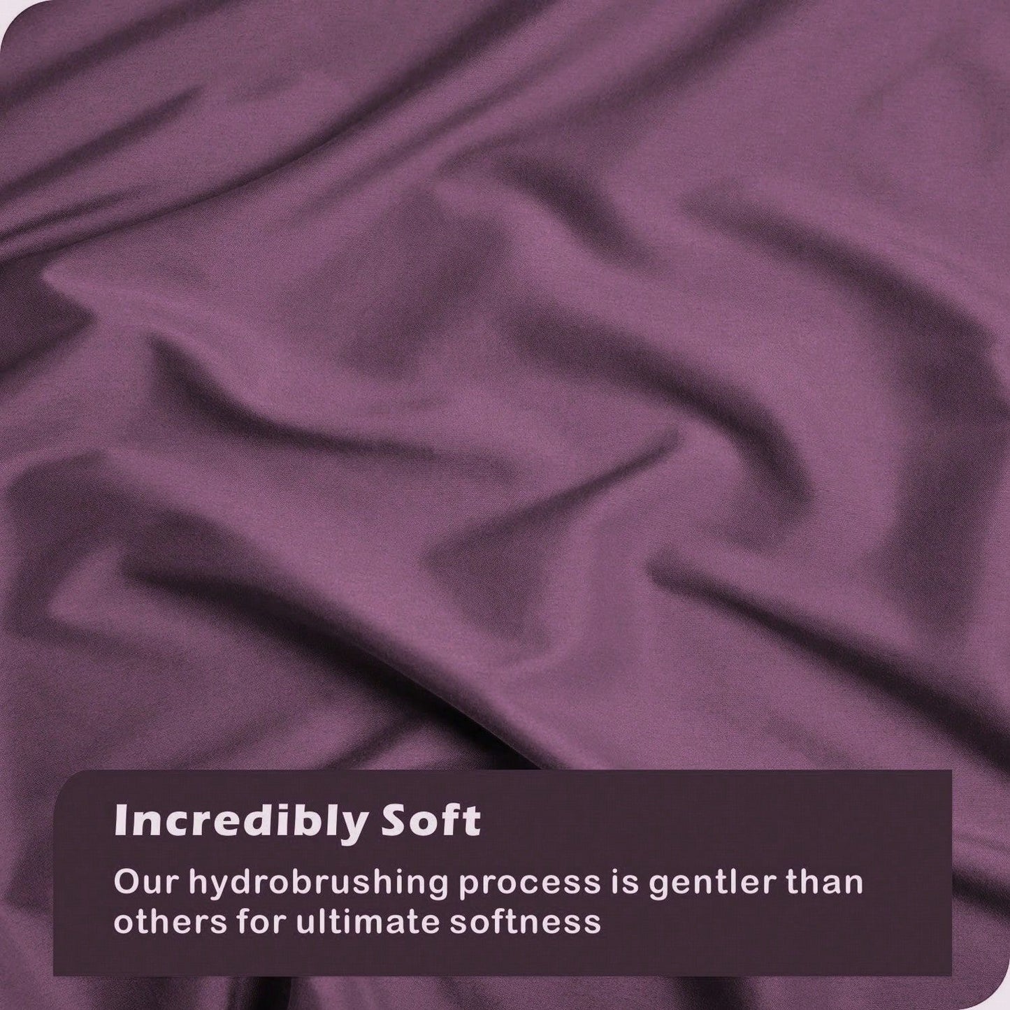 Hotel Soft Microfiber Duvet Cover Set-2000TC Quilt Cover Set & Pillowcases -1 Donna Cover Zipper Closure & 1 x Pillowcases-Breathable Bedding - Wrinkle, Fade, Stain Resistant(Purple,King Single)