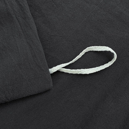 Hotel Soft Microfiber Duvet Cover Set-2000TC Quilt Cover Set & Pillowcases -1 Donna Cover Zipper Closure & 1 x Pillowcases-Breathable Bedding - Wrinkle, Fade, Stain Resistant(Black,Queen)