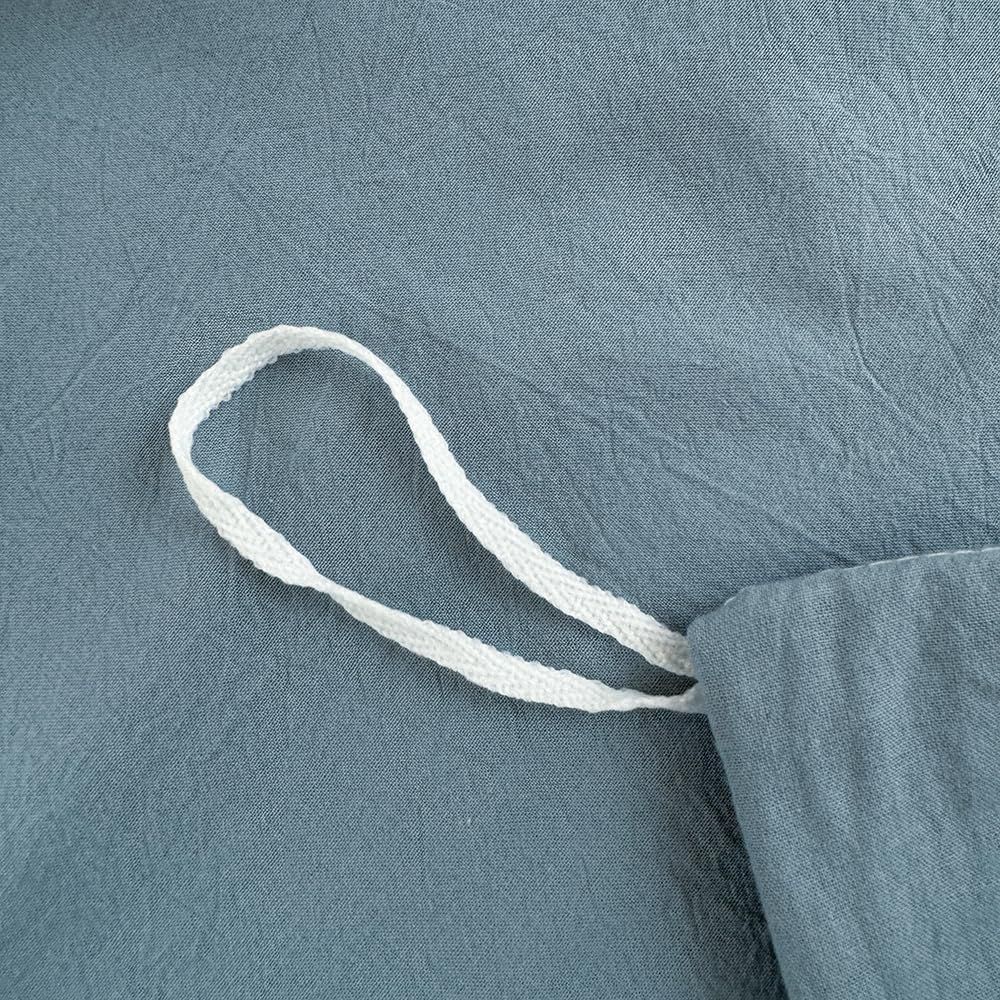 Hotel Soft Microfiber Duvet Cover Set-2000TC Quilt Cover Set & Pillowcases -1 Donna Cover Zipper Closure & 1 x Pillowcases-Breathable Bedding - Wrinkle, Fade, Stain Resistant(Ocean,Queen)
