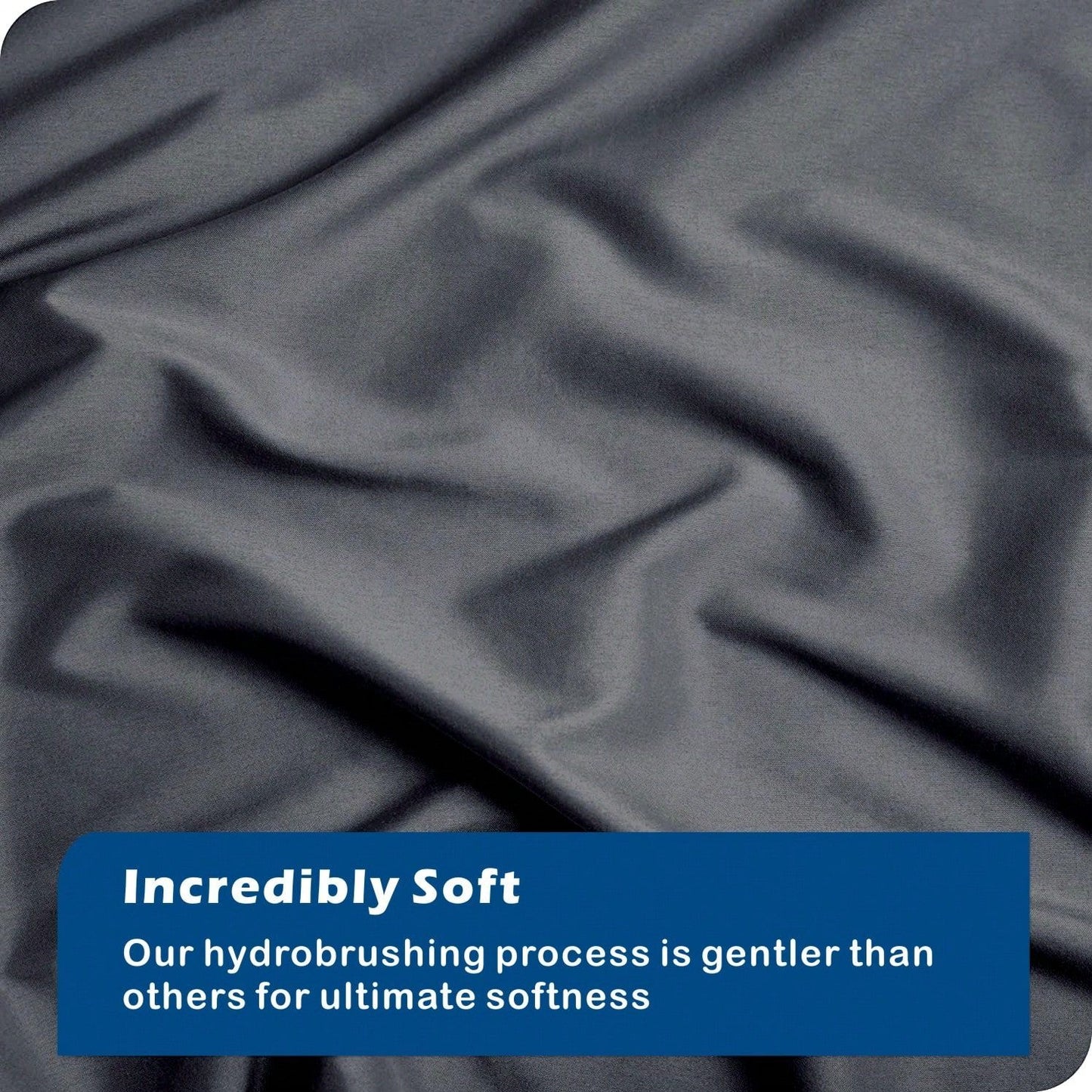 Hotel Soft Microfiber Duvet Cover Set-2000TC Quilt Cover Set & Pillowcases -1 Donna Cover Zipper Closure & 1 x Pillowcases-Breathable Bedding - Wrinkle, Fade, Stain Resistant(Dark gray,Queen)