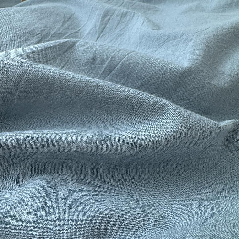 Hotel Soft Microfiber Duvet Cover Set-2000TC Quilt Cover Set & Pillowcases -1 Donna Cover Zipper Closure & 1 x Pillowcases-Breathable Bedding - Wrinkle, Fade, Stain Resistant(Ocean,Single)