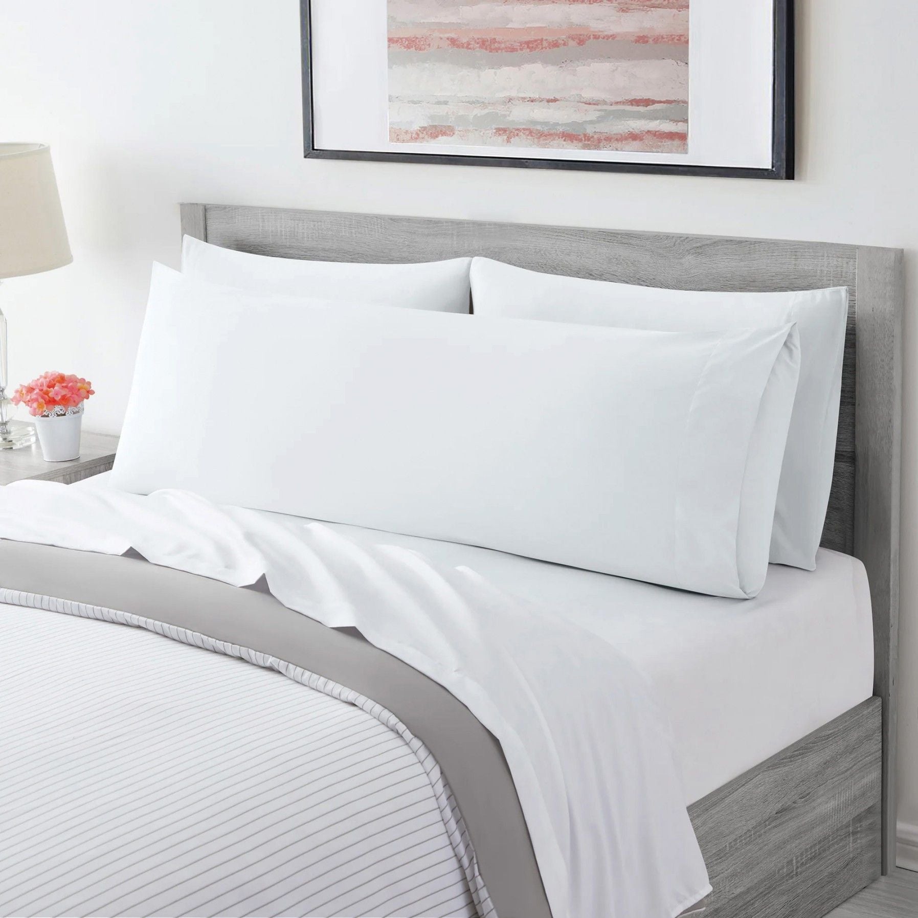 Ultra Soft Microfiber Body Pillow Cover/Pillowcases with Envelope-style pocket (50cm x 150cm Body Pillow V1317-QS9-AUCC-Z-BAI